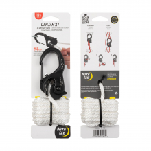 CamJam XT Aluminum Rope Tightener with 10 ft. Rope - Large by Nite Ize